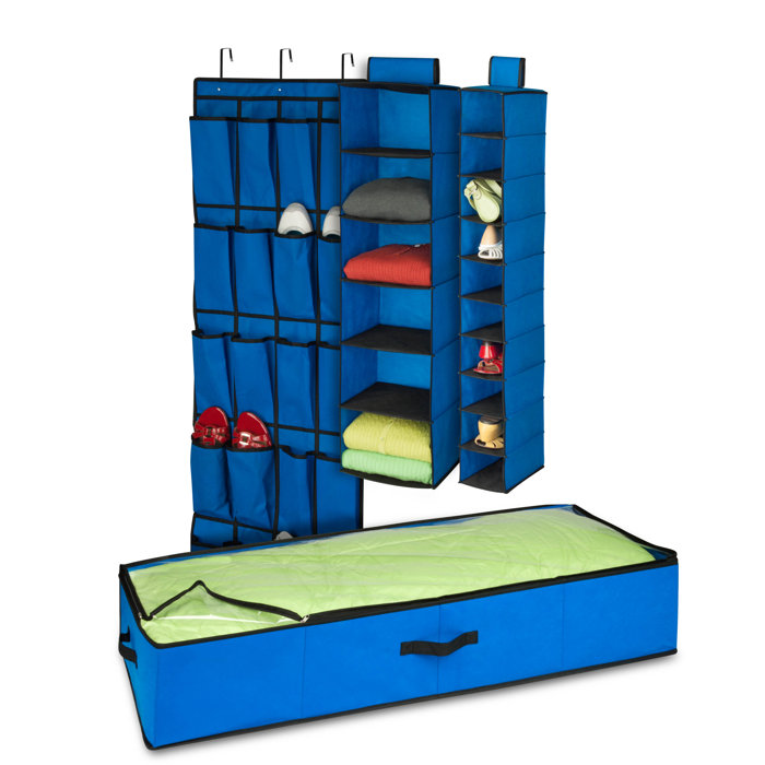 Honey Can Do Room Fabric Underbed Shoe Storage Wayfair